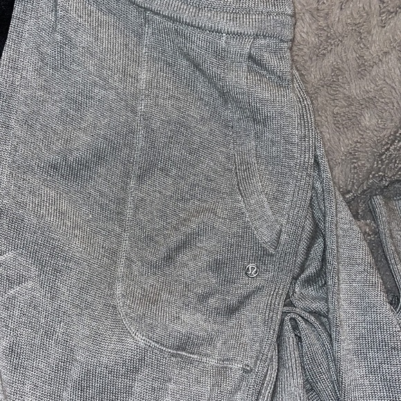 Lululemon Bundle Up Ur Bundas Onesie Heathered Medium Grey Sweater One Piece - Picture 8 of 8